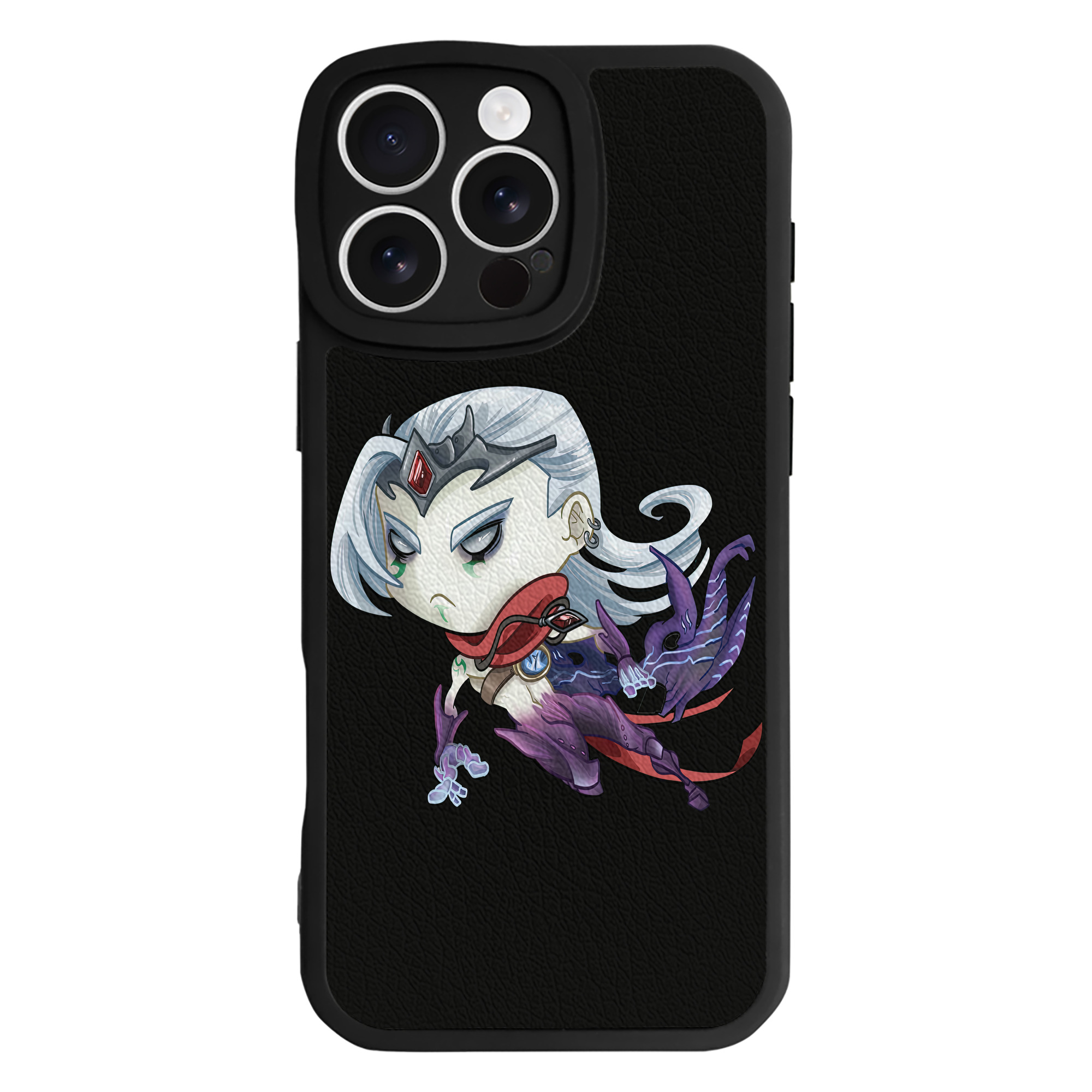 （画像用） リーグ・オブ・レジェンド League of Legends LOL 【iPhone 16シリーズ対応】シリコンスマホケース（レザー調） 材質：シリコン